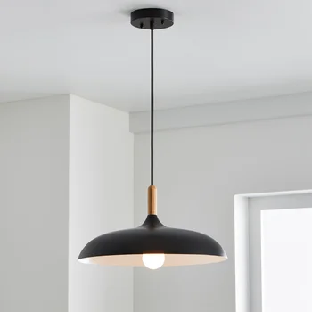 1 Подвесная лампа черного цвета A9 В комплекте Декор Комнаты Домашнее освещение для Гостиной