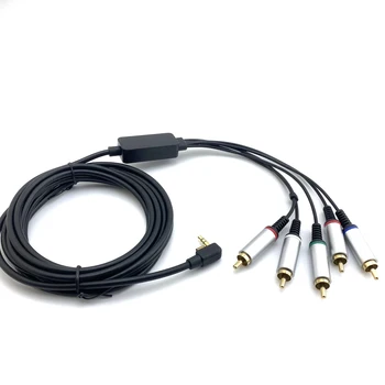 10 шт., высококачественный 3 М AV TV видео компонентный кабель для зарядки, шнур, подводящий провод для кабелей PSP2000/3000, аксессуары для игр