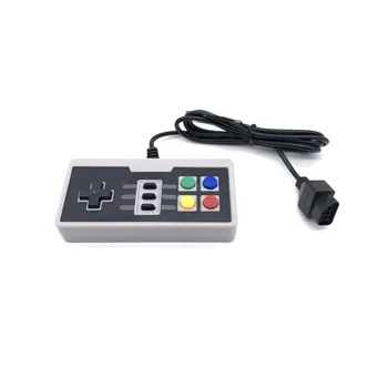 10 шт. проводной 7-контактный игровой контроллер на 8 бит для игровой консоли N-E-S с функцией turbo