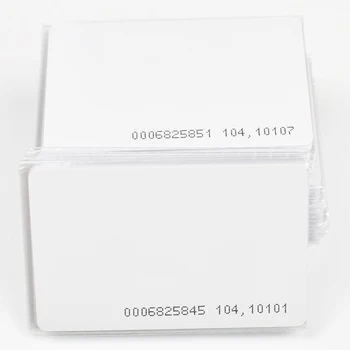 1000 шт./лот RFID-карты 125 кГц EM4100 TK4100 смарт-карта Бесконтактная RFID-метка для контроля доступа