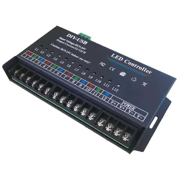 12-канальный контроллер программирования rgb/ монохромный общий контроллер программирования световой панели 60A, контроллер программирования световой панели