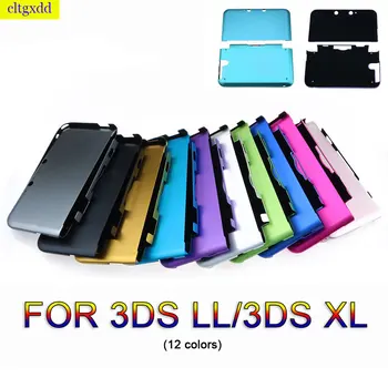 12 цветов для 3DS LL/3DS XL, алюминиевый жесткий металлический чехол, Защитная кобура, чехол из кожи, аксессуары для замены 
