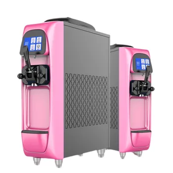 16Л/Ч Маленькая машина для производства мороженого с сенсорным экраном, коммерческая машина для производства мороженого