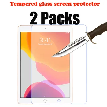 2 Упаковки защитной пленки из закаленного стекла для iPad 10.2 2019 7-го 2020 8-го 2021 9-го поколения Apple ipad защитная пленка для экрана