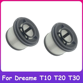 2 Шт. Для Dreame T10 T20 T30 Ручной Пылесос Моющийся Высокоэффективный Передний Фильтр