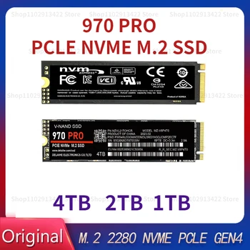 2023 4 ТБ SSD 970 PRO PCIe 4.0 NVMe 4.0 M.2 2280 1 ТБ 2 ТБ SSD Внутренний Твердотельный жесткий диск Для Ноутбука Настольный ПК Компьютер PS4