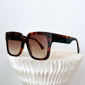 2023Tortoiseshell Поляризованные женские солнцезащитные очки UV400, Модные повседневные Пляжные Очки, Пластиковые Титановые Очки, Размер: 53-20-142 мм