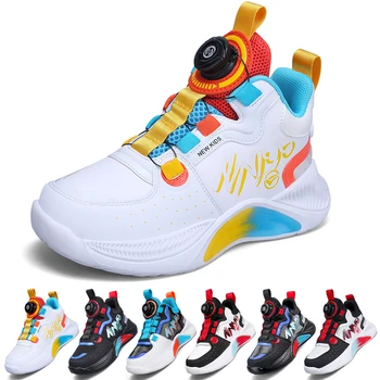 31-40 Новая молодежная детская спортивная обувь для активного отдыха, обувь для мальчиков и девочек, Баскетбольная обувь для студенческих школьных тренировок