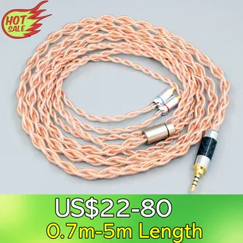 4-жильный 1,7 мм литровый кабель для наушников HiFi-OFC с оплеткой для Sennheiser ie200 IE300 ie600 IE900 LN008087