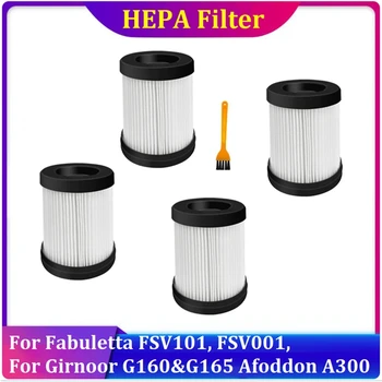 4 Шт. Пластиковый HEPA-фильтр FSV001 Для Fabuletta FSV101, FSV001, Girnoor G160 & G165 Afoddon A300 Запчасти Для Беспроводного пылесоса