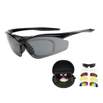 5-Линзовые противоударные Военные Тактические очки Для стрельбы в пейнтбол на открытом воздухе, Взрывозащищенные солнцезащитные очки для охоты в Страйкбол
