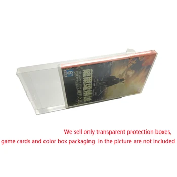 50 шт., прозрачная коробка для переключателя, цветная коробка для игровых карт, пластиковая защита для домашних ЖИВОТНЫХ, коллекция, защитная коробка для хранения