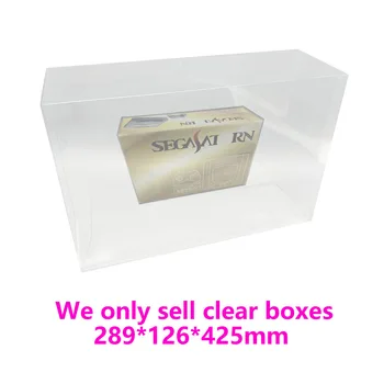 50шт ПЭТ Прозрачная Коробка Для Консоли SEGA Saturn SS Красочная Коробка Прозрачная Витрина Для Сбора Оболочки Для Хранения Коллекционная Коробка