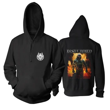 7 Дизайнов Толстовок Pollover Disturbed Rap Rock Бренд Shell Jacket DEVIL Demon Панк-хэви-метал Sudadera Толстовка Sudadera
