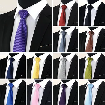 8 см, мужской официальный деловой черный галстук, модный однотонный костюм в полоску для мужчин, Свадебная вечеринка, Повседневный винно-красный галстук, аксессуары для рубашки