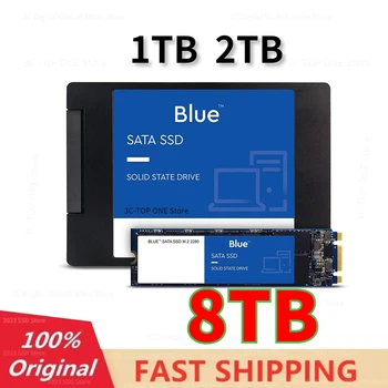 8 ТБ 2023 Новый SSD 1 ТБ Жесткий диск Sata3 2,5 Дюймов Ssd TLC 500 Мб/с. Внутренние твердотельные накопители для Ноутбуков и настольных компьютеров 500 ГБ 2 Т