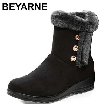 BEYARNE, оптовая продажа, Австралийские классические Высокие зимние ботинки Bailey Button, женские зимние классические короткие ботинки из натуральной кожи, зимние ботинки