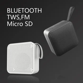 F12 Новый Bluetooth Маленький Динамик Звук Мини TF Карта FM Радио Беспроводной TWS Соединенный Портативный Настольный Динамик