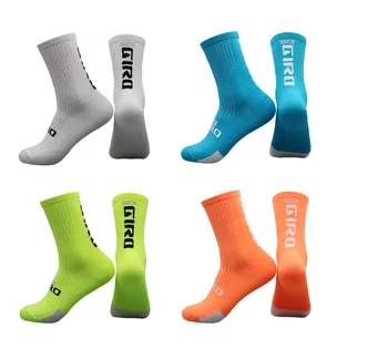 GIRO/Профессиональные Велосипедные носки, Компрессионные носки, Дышащие мужские и женские спортивные баскетбольные носки для бега