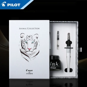 Japan Pilot 88G Авторучка с Однотонным Рисунком Серии Animal Ink Подарочная коробка FP-MR2 Набор Металлических Перфораторов Высокого класса Бизнес-Подарок