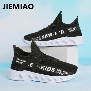 JIEMIAO/ Новые сетчатые детские кроссовки, Высококачественная Легкая детская обувь, Повседневные дышащие кроссовки для мальчиков и девочек, Zapatillas 26-38