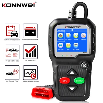 KONNWEI KW680 OBD2 Car Diagnostic Full OBD 2 Автоматический Диагностический Инструмент KW680S Car Scanner Tools Автомобильный Профессиональный Диагностический Сканер