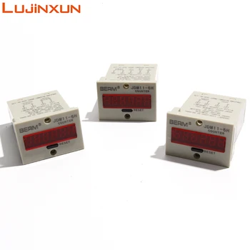 LUJINXUN JDM11-6H 5H Высокоточный электронный цифровой дисплей, счетчик с накоплением памяти при отключении электроэнергии, количество датчиков