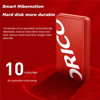 ORICO 3,5-Дюймовый Корпус жесткого диска SATA SSD, Коробка для мобильного жесткого диска, Адаптер для жесткого диска Type-C, Корпус для внешнего жесткого диска, Красный