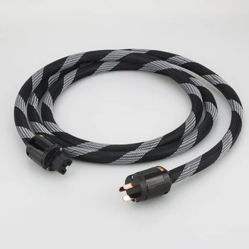 P101 + DW22 Чистый медный 3-контактный кабель питания AU Аудиофильский Австралийский штекер переменного тока IEC C13 Аудиофильский Hi-FI 240V