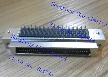 SCSI-68PIN разъем DB типа (мужской) 90-градусный разъем для пайки печатных плат металлическим корпусом SCSI 68-КОНТАКТНЫЙ разъем