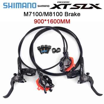 Shimano Deore XT M8100 Гидравлический Тормоз ICE Tech SLX M7100 M6100 MTB Тормоза Левый Правый 900/1600 мм Дисковый Тормоз Для Горного Велосипеда