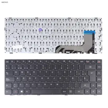 SP Клавиатура для ноутбука LENOVO Ideapad 100-14IBY, черная рамка, ЧЕРНЫЙ