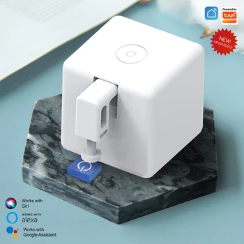 Tuya Умный Дом Пальчиковый Робот Bluetooth Fingerbot Механическая Рука Толкатель Кнопок Приложение Smart Life Голосовое Управление Alexa Google Home