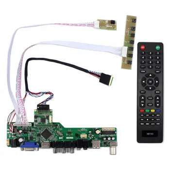 TV + HD MI + VGA + AV + USB + аудио ЖК-плата контроллера Работает Для 13,3-дюймового IPS-ЖК-экрана 1920x1080 N133HSE N133HSE