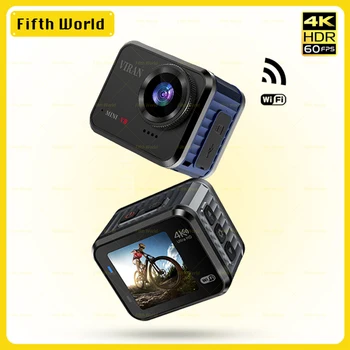 VIRAN Mini 4K/60fps GO HD Action Camera Pro 20MP WiFi 170D 10 М Корпус Водонепроницаемый Шлем Камеры Для Видеозаписи Sports DV Cam