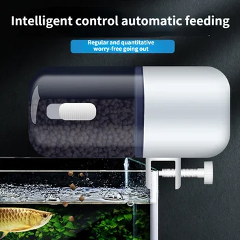 Автоматическая кормушка для рыбалки в аквариуме, интеллектуальная подача по времени, кормушки для аквариумных принадлежностей, беззаботный выход на улицу