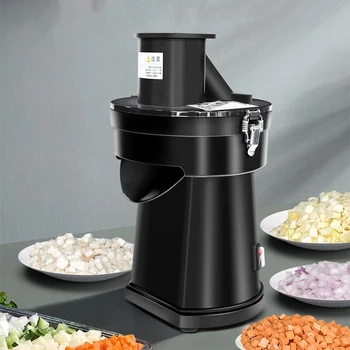 Автоматическая Машина для измельчения овощей и моркови, Коммерческий Электрический резак, машина для нарезки картофеля кубиками, Овощерезка 220 В