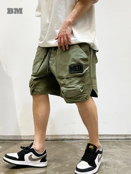 Американская уличная одежда, военные тактические шорты-карго, мужская одежда, Летние Японские повседневные спортивные брюки Harajuku, спортивные брюки на открытом воздухе