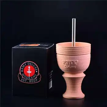 Арабская Керамическая чаша для кальяна и держатель для угля, чаша для кальяна, аксессуары для кальяна, двухсекционный керамический горшок для кальяна из красной глины, доступ для курения