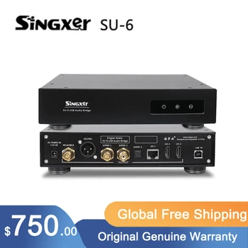 Аудиоинтерфейс Singxer SU-6 XMOS XU208 CPLD Фемтосекундные часы USB Цифровой интерфейс SU6