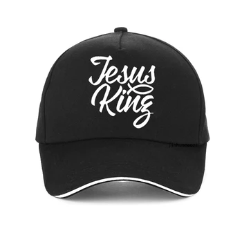 Бейсбольная кепка Jesus Is King с 3D принтом, шляпа для папы, Мужские, женские, христианские шляпы, Регулируемая кепка-бейсболка, Канье Уэст