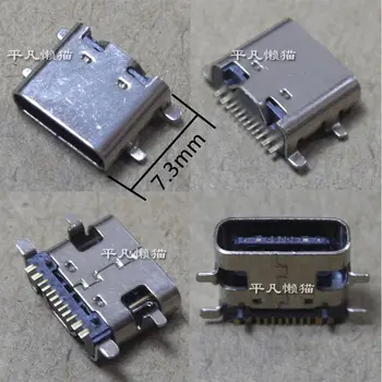 Бесплатная доставка Для USB-разъема Type-C USB3.1 для мамы 16 p 16 игольчатый патч L = 7,3 мм интерфейс зарядки