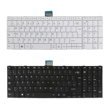 Великобритания Новая Сменная Клавиатура для Ноутбука Toshiba Satellite C850 C850D C855 C855D C870 C875 C870D C875D L850 L850D L855 L855D Белый