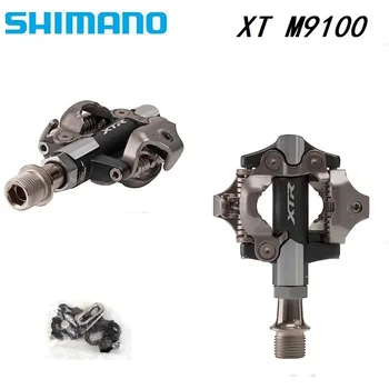 Велосипедная педаль SHIMANO XTR PD-M9100 S1 Competition SPD XC MTB с коротким валом 3 мм без пряжки 9/16 