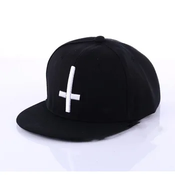 Вышитая крестом шляпа дальнобойщика, шляпа с крестом христианского Иисуса, кепка с плоским козырьком в стиле хип-хоп, классическая шляпа для папы