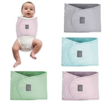 Детское Пеленальное одеяло, ремень для защиты живота младенцев, Регулируемые подлокотники, Безопасная повязка на животик для кроватки новорожденных