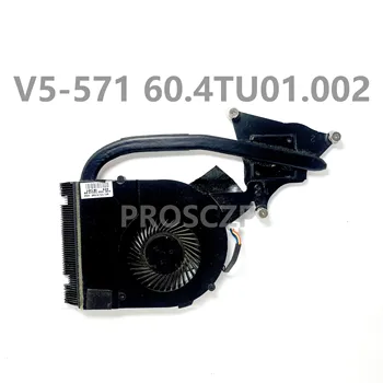 Для Acer Aspire V5-571 V5-571P 60.4TU01.002 Радиатор Вентилятора Радиатора 100% Работает хорошо