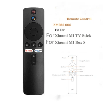 Для Xiaomi MI Box S XMRM-006 MI TV Stick MDZ-22-AB MDZ-24-AA Smart TV Box Голосовой Пульт Дистанционного Управления