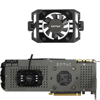 Для Zotac GTX GTX 1060 1070 Ti 1080 Plus Вентилятор охлаждения объединительной платы GPU GA41S2L 12V 0.1A Кулер для задней панели видеокарты