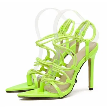 Женские туфли-лодочки на тонком высоком каблуке, женские туфли-лодочки, женские туфли-лодочки из искусственной кожи без застежки на тонком высоком каблуке 11 см, женская обувь на низком каблуке с острым носком зеленого цвета